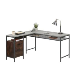 Market Commons L Desk Walnut - Sauder -WorkHaven Sales Shop GUEST 6be3ed9d 01e7 4596 a96b 5b9f7e8e4afe