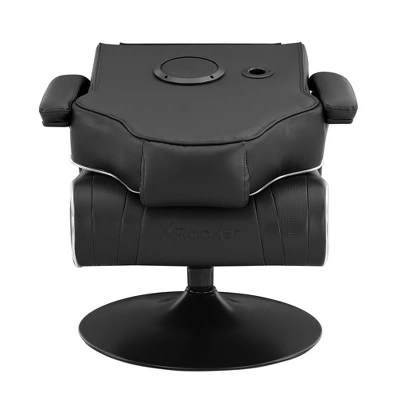 CXR3 Neo Fiber LED Audio Pedestal Gaming Chair With Subwoofer Black - X Rocker 5 CXR3 Neo Fiber LED Audio Pedestal Gaming Chair With Subwoofer Black - X Rocker - Image 5