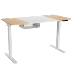 55''x28'' Electric Standing Desk Adjustable Sit To Stand Table W/USB Port WhiteNatural 19 55''x28'' Electric Standing Desk Adjustable Sit To Stand Table W/USB Port WhiteNatural -WorkHaven Sales Shop GUEST 6c36a395 fb8e 4809 a706 a866fa11349a