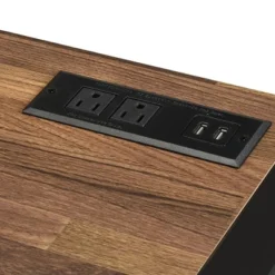 Eriboll Writing Desk With 1 Drawer And USB Plug Sand Black/Natural Tone - HOMES: Inside + Out -WorkHaven Sales Shop GUEST 6c5623cc bb06 4b72 aafa 76f62c2cfeb6