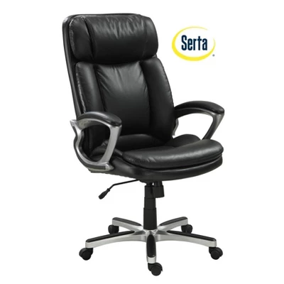Big & Tall Executive Chair Black - Serta 12 Big & Tall Executive Chair Black - Serta - Image 12