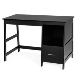 Costway 47.5'' Computer Desk Trestle Desk Writing Study Workstation W/ 2 Drawers -WorkHaven Sales Shop GUEST 6cbb2b77 fa48 4310 95a4 d0d0feb7b24c
