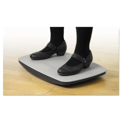VICTOR TECHNOLOGIES Steppie Balance Board 22 1/2w X 14 1/2d X 2 1/8h Two-Tone Gray ST570 1 VICTOR TECHNOLOGIES Steppie Balance Board 22 1/2w X 14 1/2d X 2 1/8h Two-Tone Gray ST570