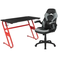 Flash Furniture Gaming Desk And Racing Chair Set With Cup Holder And Headphone Hook -WorkHaven Sales Shop GUEST 6deca60e 7433 4e37 9323 b79498f85ebf
