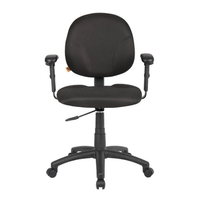 Diamond Task Chair With Adjustable Arms - Boss Office Products 2 Diamond Task Chair With Adjustable Arms - Boss Office Products - Image 2
