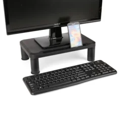 Mind Reader 2pk Small Plastic Monitor Stands Black -WorkHaven Sales Shop GUEST 6fb20e30 417d 46a9 9e25 f5c3b20d60d7