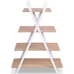Costway 4-Tier Bookshelf Storage Display Shelves Bookcase Ladder X-Shape 12 Costway 4-Tier Bookshelf Storage Display Shelves Bookcase Ladder X-Shape -WorkHaven Sales Shop GUEST 7123a3b4 8167 45c9 9a39 e0053ec0e1ea