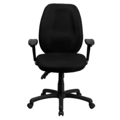 Emma And Oliver High Back Fabric 3-Paddle Ergonomic Swivel Office Chair Adjustable Arms -WorkHaven Sales Shop GUEST 717f4d8a 5e38 4b53 ba8d 8d4f21ed1e71