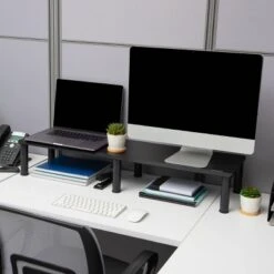 Mind Reader Large Dual Monitor Stand/Riser For Computer Screens Black 13 Mind Reader Large Dual Monitor Stand/Riser For Computer Screens Black -WorkHaven Sales Shop GUEST 71d19610 262f 4c05 9c57 80dad699b7d4