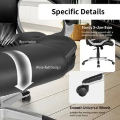 Costway Ergonomic Office Task Chair High Back Leather Swivel -WorkHaven Sales Shop GUEST 71dfb5ca 7cf8 47f3 b60d e7f7c84fa682