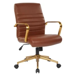 Baldwin Mid Back Faux Leather Chair - OSP Home Furnishings -WorkHaven Sales Shop GUEST 72cfaadd 1edc 4558 af9d 17766a8a2e1f