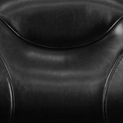 Emma And Oliver Mid-Back Black LeatherSoft Executive Ergonomic Wood Swivel Office Chair - Arms 9 Emma And Oliver Mid-Back Black LeatherSoft Executive Ergonomic Wood Swivel Office Chair - Arms - Image 9
