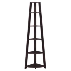71" Newport 5 Tier Corner Bookshelf - Breighton Home 13 71" Newport 5 Tier Corner Bookshelf - Breighton Home -WorkHaven Sales Shop GUEST 75657e73 d21e 4ae1 a590 183f3ea3fcc8