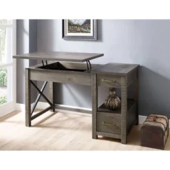 Dexter Lift Writing Desk Distressed Gray - Steve Silver Co. -WorkHaven Sales Shop GUEST 75a98a05 7fe1 4d31 bc70 868a45c6a944