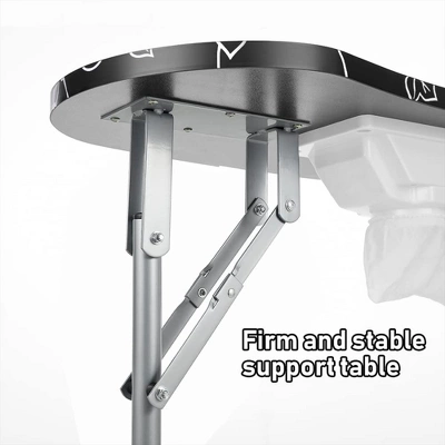 LEIBOU Professional 35 Inch Vented And Foldable Manicure Table With Magnifier Lamp, Dust Collector, Sponge, And Polish Carrying Bag, Black Flower 1 LEIBOU Professional 35 Inch Vented And Foldable Manicure Table With Magnifier Lamp, Dust Collector, Sponge, And Polish Carrying Bag, Black Flower