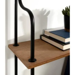 20" X 32" Walters Wood/Metal 3 Tier Shelving Brown - Kate & Laurel All Things Decor -WorkHaven Sales Shop GUEST 76dc0b59 eb92 4d54 b5ba 68438d09633c