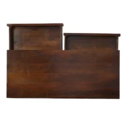 Wooden Writing Desk With Two Drawers And Tape Legs Brown - The Urban Port 10 Wooden Writing Desk With Two Drawers And Tape Legs Brown - The Urban Port -WorkHaven Sales Shop GUEST 781d4670 8956 432c b841 5cf2ec2a6187