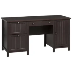 HOMCOM Vintage Executive Computer Desk, Home Office Work Station, Student Table With Cabinet & 3 Drawers For Hanging Files -WorkHaven Sales Shop GUEST 78910d6c a426 4db7 b583 20d3e84cdb5b