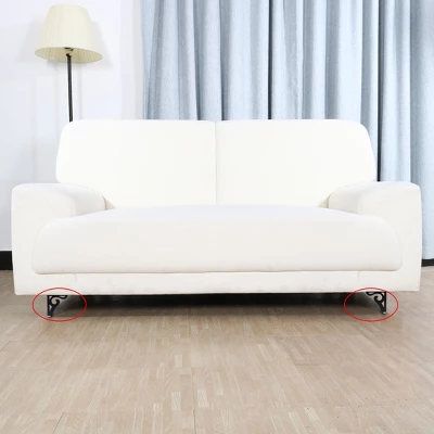 Unique Bargains Metal Cabinet Sofa Tea Table Worktop Shelves Bed Furniture Legs 4 Pcs 3 Unique Bargains Metal Cabinet Sofa Tea Table Worktop Shelves Bed Furniture Legs 4 Pcs - Image 3