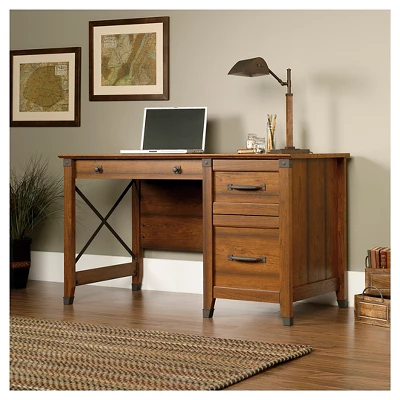 Carson Forge Desk - Washington Cherry - Sauder 1 Carson Forge Desk - Washington Cherry - Sauder