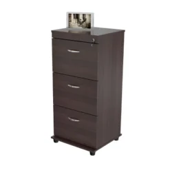 40.16" 3 Drawer Locking File Cabinet Espresso - Inval -WorkHaven Sales Shop GUEST 7a1882a1 9308 42fe 84ca 26009a32610b