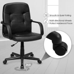 Costway Ergonomic Mid-Back Executive Office Chair Swivel Computer Desk Task Chair New 14 Costway Ergonomic Mid-Back Executive Office Chair Swivel Computer Desk Task Chair New -WorkHaven Sales Shop GUEST 7a4d0361 bc4a 4e8f 9d02 e9fb6bb51668