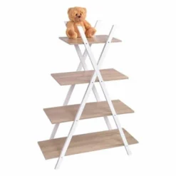 Tangkula X Shape Bookshelf Shelves 4 Tier A Ladder Storage Bookcase Display Home Office 9 Tangkula X Shape Bookshelf Shelves 4 Tier A Ladder Storage Bookcase Display Home Office -WorkHaven Sales Shop GUEST 7a55e62b 6e10 483f aa00 81e2e77ece53