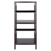 29.21" 2 Tier Leo Shelf Storage Or Bookshelf Narrow Espresso Finish - Winsome