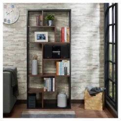 71" Decorative Bookshelf Black Walnut - Acme Furniture 6 71" Decorative Bookshelf Black Walnut - Acme Furniture -WorkHaven Sales Shop GUEST 7a99f6e0 2b3a 404e 9eec c34b92887c27