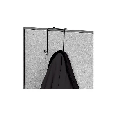 Fellowes Wire Partition Additions Plastic Double Coat Hook Black (75510) 423889 4 Fellowes Wire Partition Additions Plastic Double Coat Hook Black (75510) 423889 - Image 4