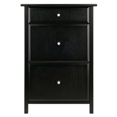 Delta File Cabinet - Black - Winsome 2 Delta File Cabinet - Black - Winsome - Image 2