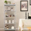 Tangkula 5-Tier Open Bookshelf Bookcase Standing Casual Home Storage Display Rack