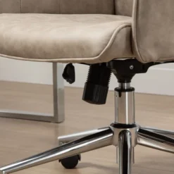 Vinsetto Modern Mid-Back Tufted Velvet Fabric Home Office Desk Chair With Adjustable Height, Swivel Adjustable Task Chair With Armrests, Light Gray -WorkHaven Sales Shop GUEST 7d2347f0 008c 41fa 9aa7 65618396ffb5