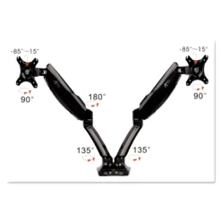Alera AdaptivErgo Heavy-Duty Articulating Dual Monitor Arm W/USB & Audio 32" Black AEMA2H 12 Alera AdaptivErgo Heavy-Duty Articulating Dual Monitor Arm W/USB & Audio 32" Black AEMA2H -WorkHaven Sales Shop GUEST 7d3b134c 6623 4386 a20f 447303b4f9ab