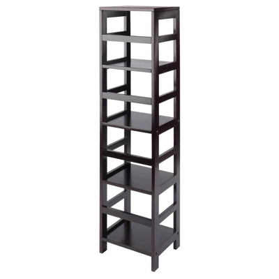 55" 4 Section Narrow Bookshelf Espresso - Winsome 4 55" 4 Section Narrow Bookshelf Espresso - Winsome - Image 4