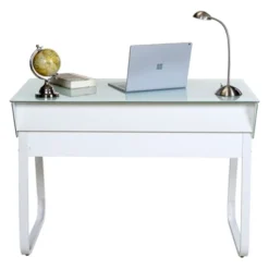 Ultramodern Glass Computer Desk With Drawers Steel Frame White - OneSpace 8 Ultramodern Glass Computer Desk With Drawers Steel Frame White - OneSpace -WorkHaven Sales Shop GUEST 7d6e599c 903c 4b3a 9401 2fea199f318e