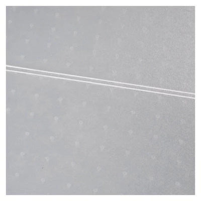 36"x48" Polypropylene Foldable Rectangular Chair Mat For Carpets White - Floortex 2 36"x48" Polypropylene Foldable Rectangular Chair Mat For Carpets White - Floortex - Image 2