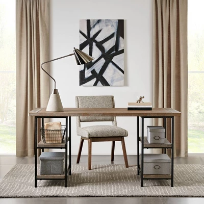 Wells Desk Gray 1 Wells Desk Gray