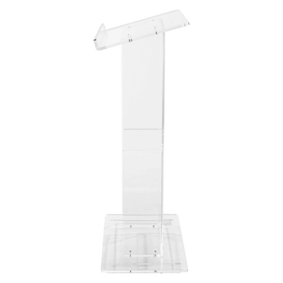 Lectern With Shelf Clear Acrylic - Hampden Furnishings 4 Lectern With Shelf Clear Acrylic - Hampden Furnishings - Image 4