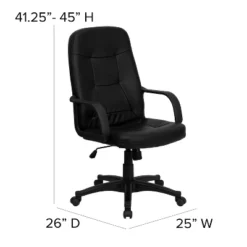 Emma And Oliver High Back Black Glove Vinyl Executive Swivel Office Chair With Arms 12 Emma And Oliver High Back Black Glove Vinyl Executive Swivel Office Chair With Arms -WorkHaven Sales Shop GUEST 7fc50d18 5c3a 4737 a284 ba759130cb88