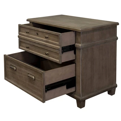 Carson File Cabinet Brown - Martin Furniture 4 Carson File Cabinet Brown - Martin Furniture - Image 4