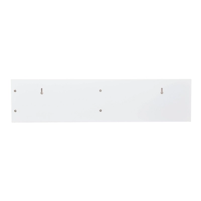 Sydney Wall Shelf With Hooks And Mail Sorter - White 1 Sydney Wall Shelf With Hooks And Mail Sorter - White