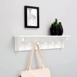 Foster Wall Shelf With Pegs - White 11 Foster Wall Shelf With Pegs - White -WorkHaven Sales Shop GUEST 80faf343 5411 4ecd b3e0 c4c926e201f4