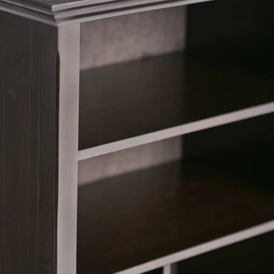 44" Halifax Multi Cube Bookcase And Storage Unit Hickory Brown - WyndenHall 4 44" Halifax Multi Cube Bookcase And Storage Unit Hickory Brown - WyndenHall - Image 4