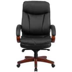 Flash Furniture High Back Black LeatherSoft Executive Ergonomic Office Chair With Synchro-Tilt Mechanism, Mahogany Wood Base And Arms 16 Flash Furniture High Back Black LeatherSoft Executive Ergonomic Office Chair With Synchro-Tilt Mechanism, Mahogany Wood Base And Arms -WorkHaven Sales Shop GUEST 825113cf 81eb 4171 8db0 831b5a08d343