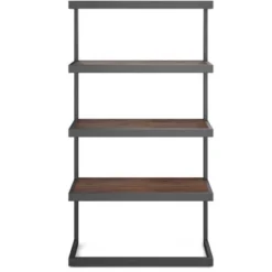 66" Cecilia Bookcase Distressed Charcoal Brown - WyndenHall 13 66" Cecilia Bookcase Distressed Charcoal Brown - WyndenHall -WorkHaven Sales Shop GUEST 827d6e59 1051 469c 8b44 958b834e3cf0