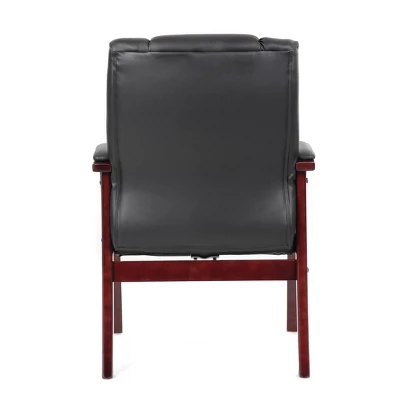 Mid-Back Wood Finished Guest Chair - Boss Office Products 5 Mid-Back Wood Finished Guest Chair - Boss Office Products - Image 5