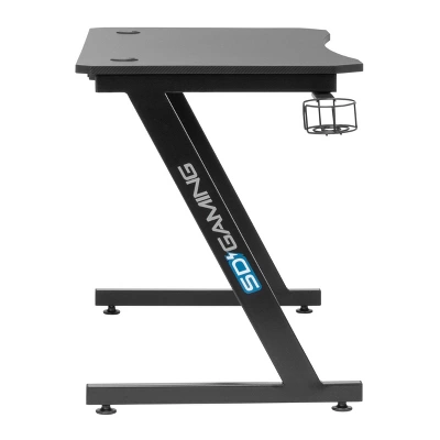 Gear PC Gaming Desk With Built-in Charging Station Black - SD Gaming 8 Gear PC Gaming Desk With Built-in Charging Station Black - SD Gaming - Image 8