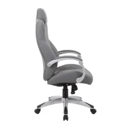 Executive Hinged Armchair Gray - Boss Office Products -WorkHaven Sales Shop GUEST 8324a7c3 d5c1 43ca 98bd 12ae024f9d28