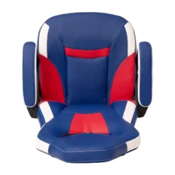Emma And Oliver Faux Leather Ergonomic High Back Gaming Chair With Adjustable Seat Height, Lumbar Support And Padded Arms In Red, White & Blue 25 Emma And Oliver Faux Leather Ergonomic High Back Gaming Chair With Adjustable Seat Height, Lumbar Support And Padded Arms In Red, White & Blue -WorkHaven Sales Shop GUEST 83f24c52 101c 45de 8533 a4bfc7a9fd3c 1